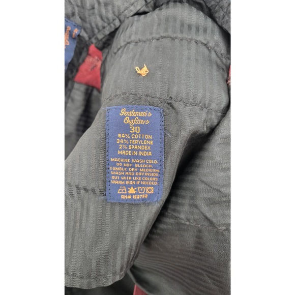 Gentlemen's Outfitters Shorts Bundle Maroon/Blue Men's 30 2 Piece - Picture 4 of 14